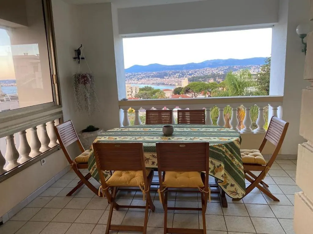 Villa Vistamar Appartement Avec Terrasse & Vue Mer Nice